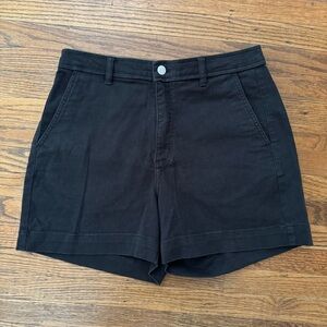 Everlane Cotton Utility Shorts in Black 10 EUC